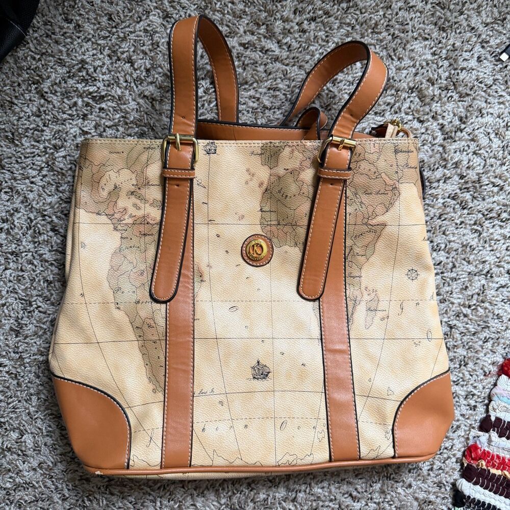 Kala Collection World Map Purse